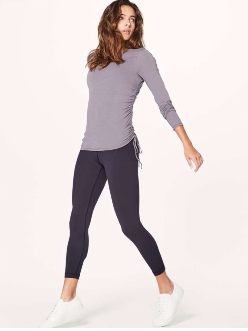 Lululemon Cinch It Long Sleeve Grey